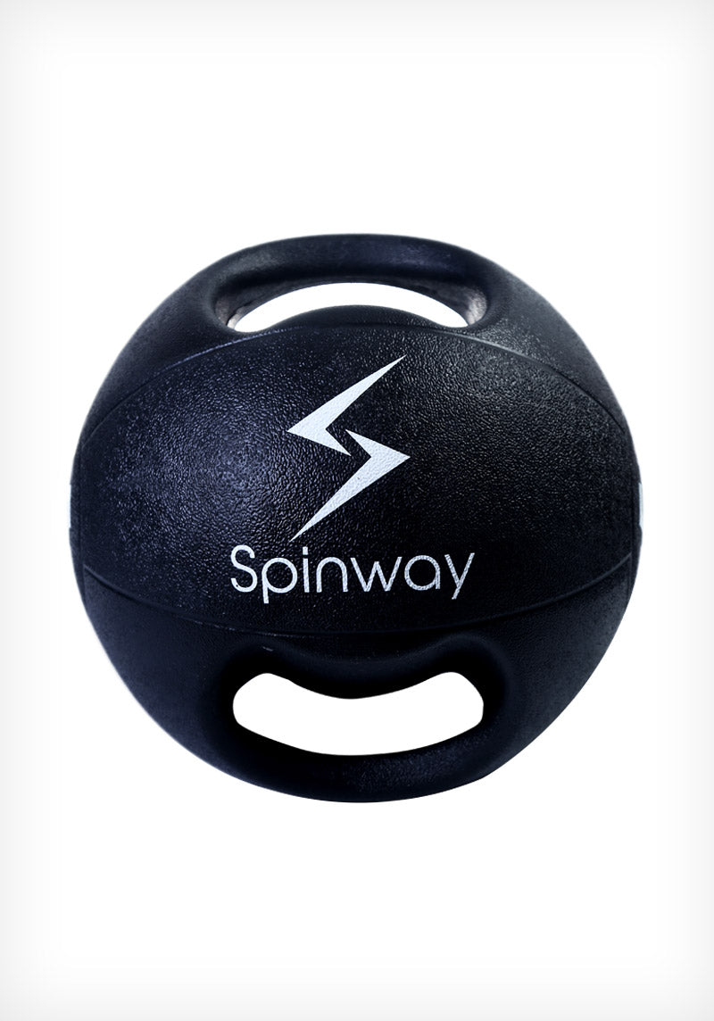 Rubber Medicine Ball with Double Grip- 5kg
